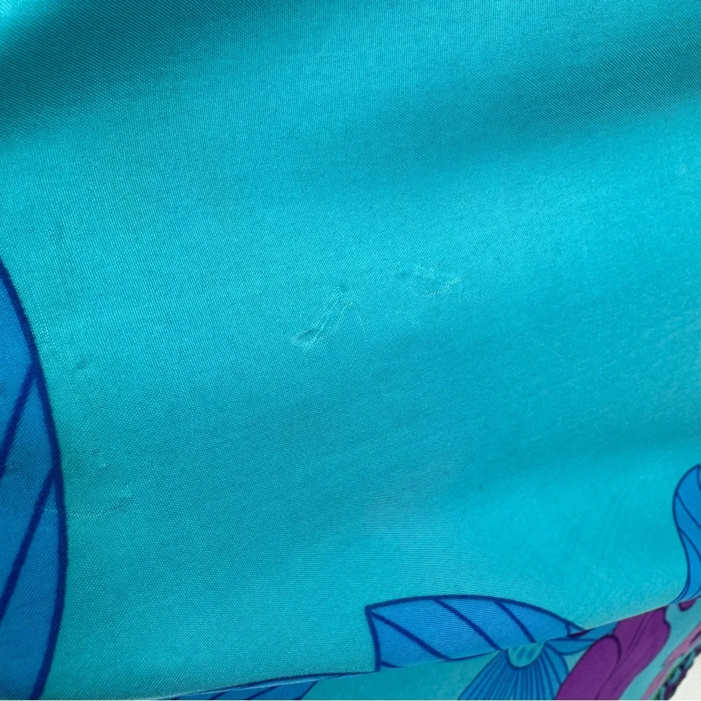Vintage Moka Sport Floral Hawaii Halter Maxi Dress‎ M